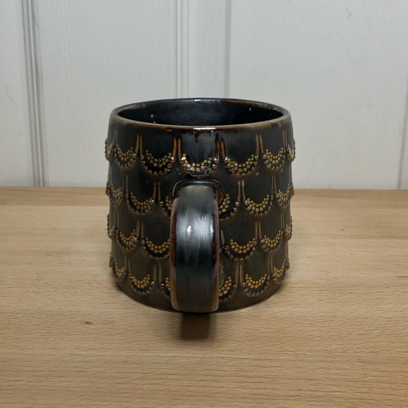 Starbucks 2015 Anniversary Pottery look Mermaid siren scale coffee Tea mug 10 Oz - Picture 3 of 13